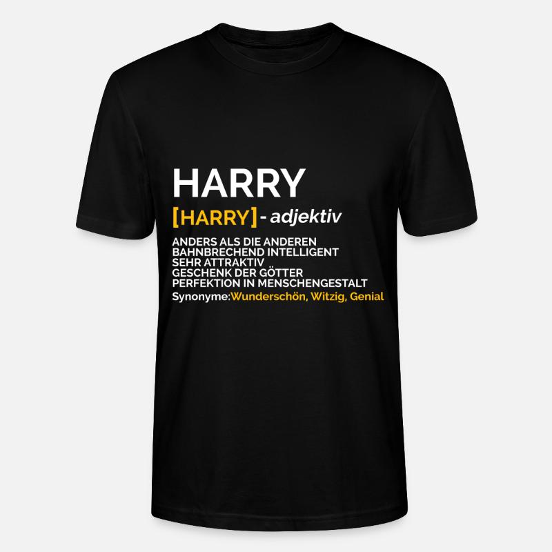 Harry - Stanley/Stella Unisex Bio-T-Shirt CRAFTER - Schwarz
