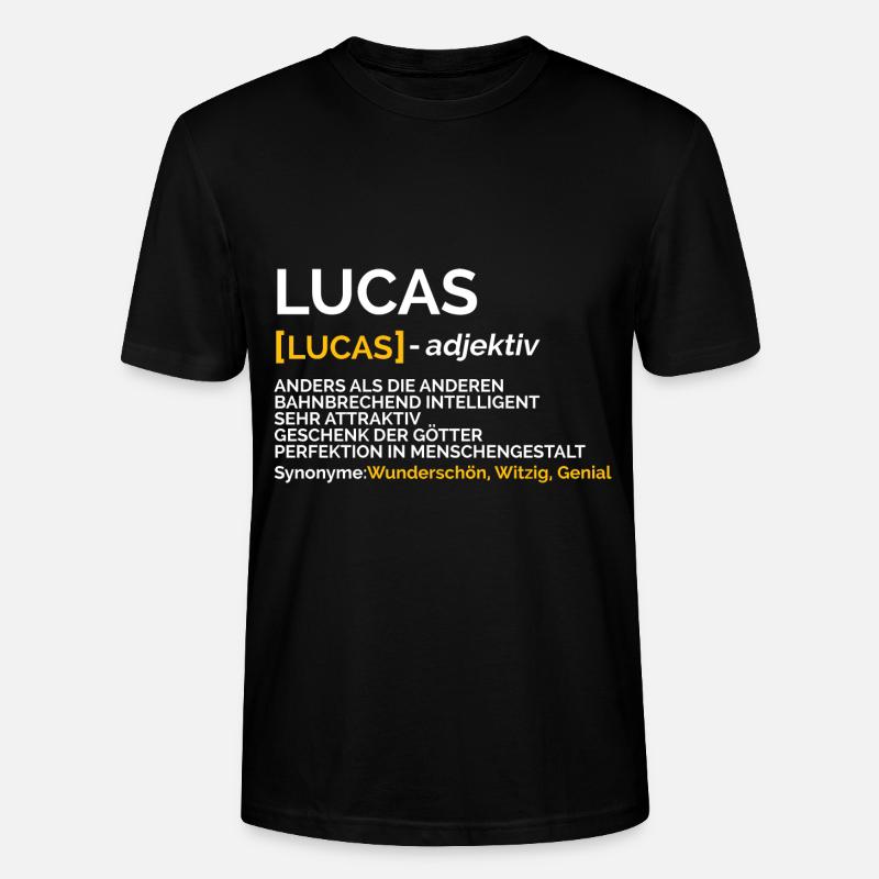 Lucas - Stanley/Stella Unisex Bio-T-Shirt CRAFTER - Schwarz