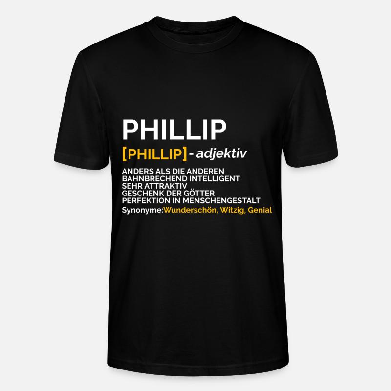 Phillip - Stanley/Stella Unisex Bio-T-Shirt CRAFTER - Schwarz