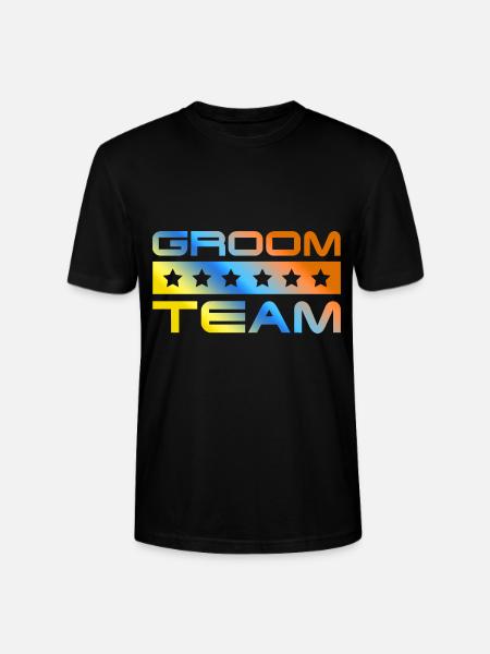 Groom Crew Bunt - Stanley/Stella Unisex Bio-T-Shirt CRAFTER - Schwarz