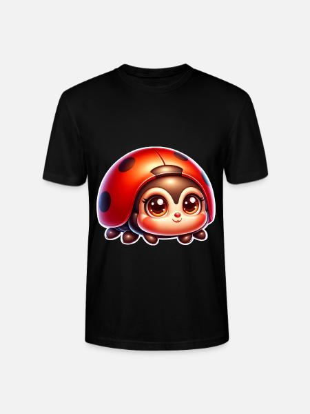 Ladybird - Stanley/Stella CRAFTER Unisex Organic T-Shirt - black