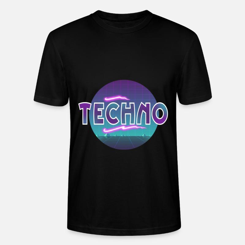 Techno - Stanley/Stella Unisex Bio-T-Shirt CRAFTER - Schwarz