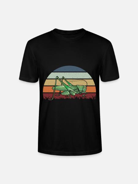 Grashüpfer - Stanley/Stella Unisex Bio-T-Shirt CRAFTER - Schwarz