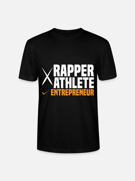 Rapper Athlete Entrepreneur 58 - Stanley/Stella CRAFTER Unisex Organic T-Shirt - black