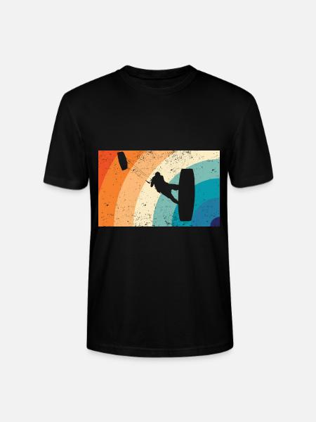 Kitesurfing - Stanley/Stella Unisex Bio-T-Shirt CRAFTER - Schwarz