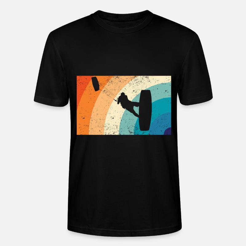 Kitesurfing - Stanley/Stella Unisex Bio-T-Shirt CRAFTER - Schwarz