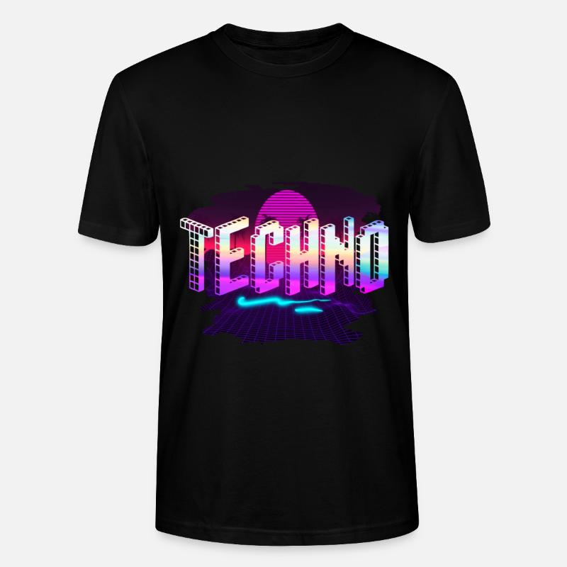 Techno - Stanley/Stella Unisex Bio-T-Shirt CRAFTER - Schwarz