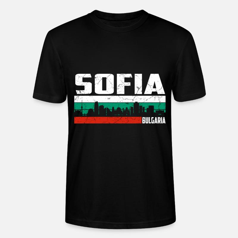 Sofia Bulgarien - Stanley/Stella Unisex Bio-T-Shirt CRAFTER - Schwarz