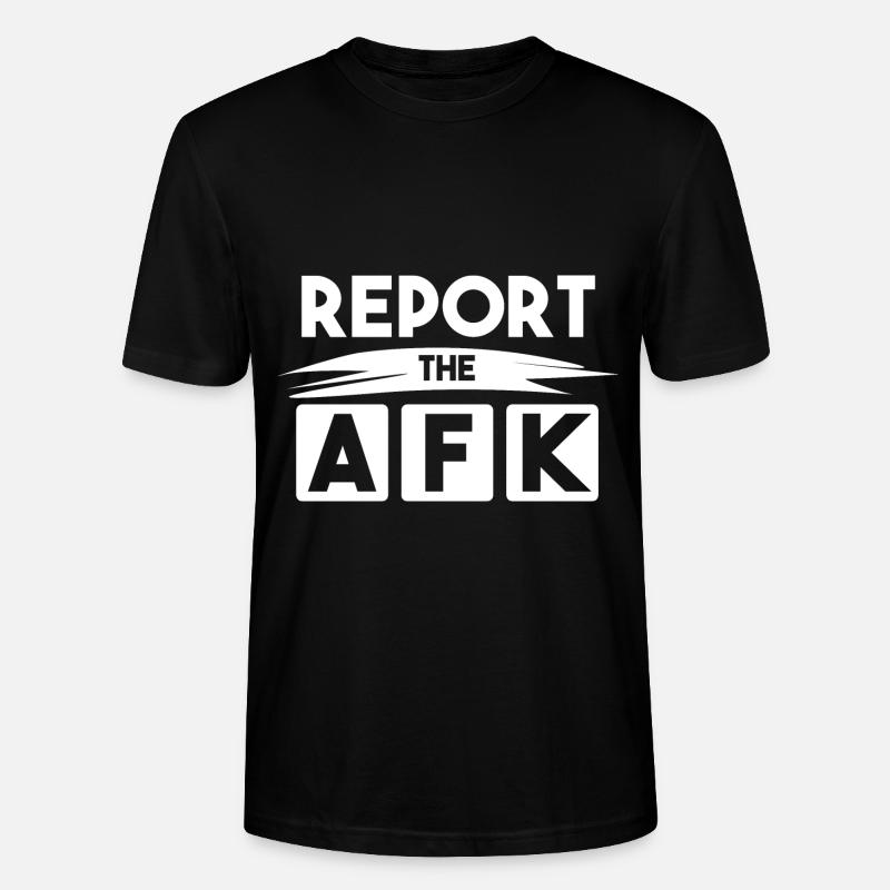 melde den AFK! - Stanley/Stella Unisex Bio-T-Shirt CRAFTER - Schwarz