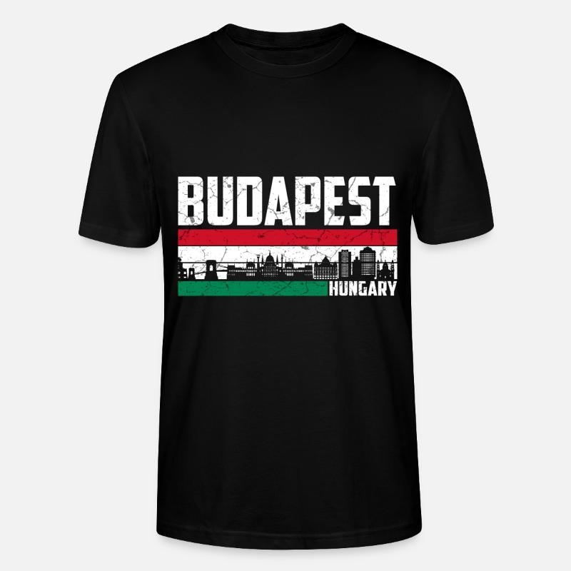 Budapest Ungarn - Stanley/Stella Unisex Bio-T-Shirt CRAFTER - Schwarz