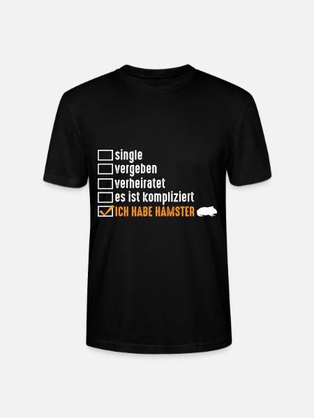 Nagetier Hamsterbesitzer Hamster - Stanley/Stella Unisex Bio-T-Shirt CRAFTER - Schwarz