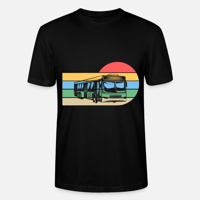 Bus de chauffeur de bus - T-shirt bio CRAFTER Stanley Stella Unisexe - noir