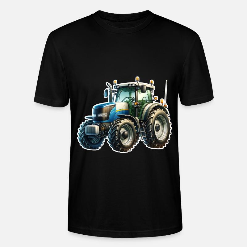 Traktor - Stanley/Stella Unisex Bio-T-Shirt CRAFTER - Schwarz