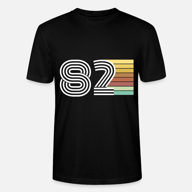 1982 - Stanley/Stella Unisex Bio-T-Shirt CRAFTER - Schwarz