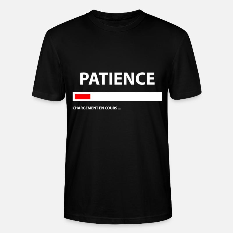 Loading Patience - T-shirt bio CRAFTER Stanley Stella Unisexe - noir