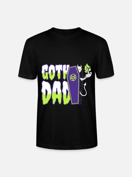 Goth Dad - Stanley/Stella CRAFTER Unisex Organic T-Shirt - black