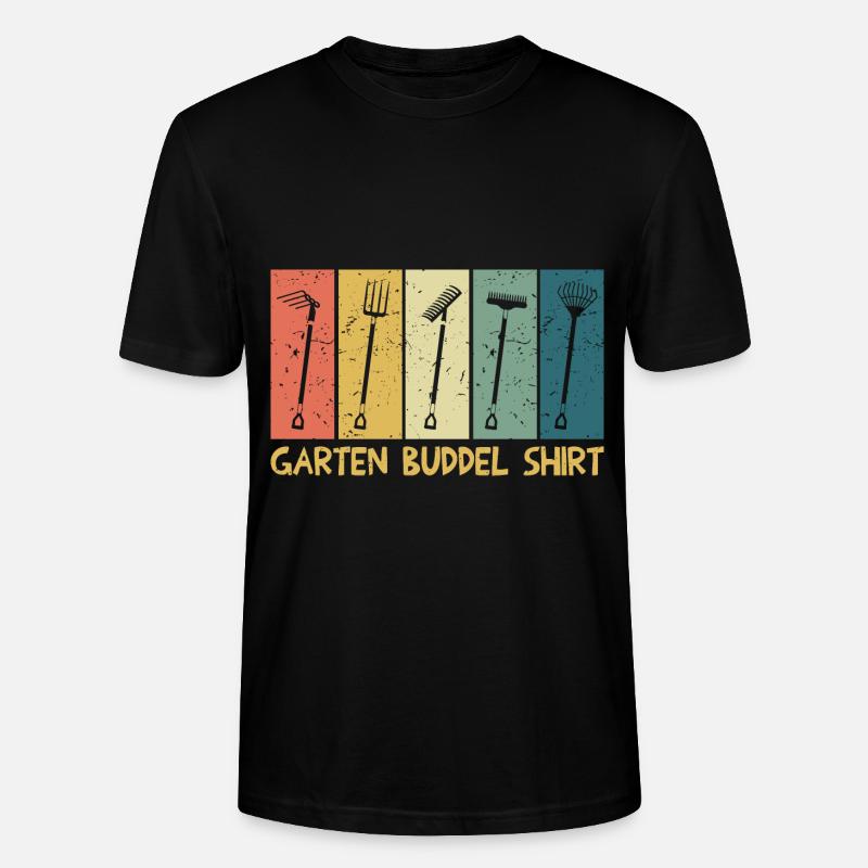 Garten Buddel Gärtner - Stanley/Stella Unisex Bio-T-Shirt CRAFTER - Schwarz