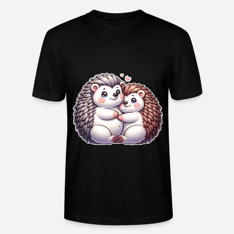 Maman hérisson - T-shirt bio CRAFTER Stanley Stella Unisexe - noir