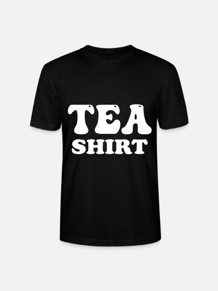 Tee-Hemd - Stanley/Stella Unisex Bio-T-Shirt CRAFTER - Schwarz