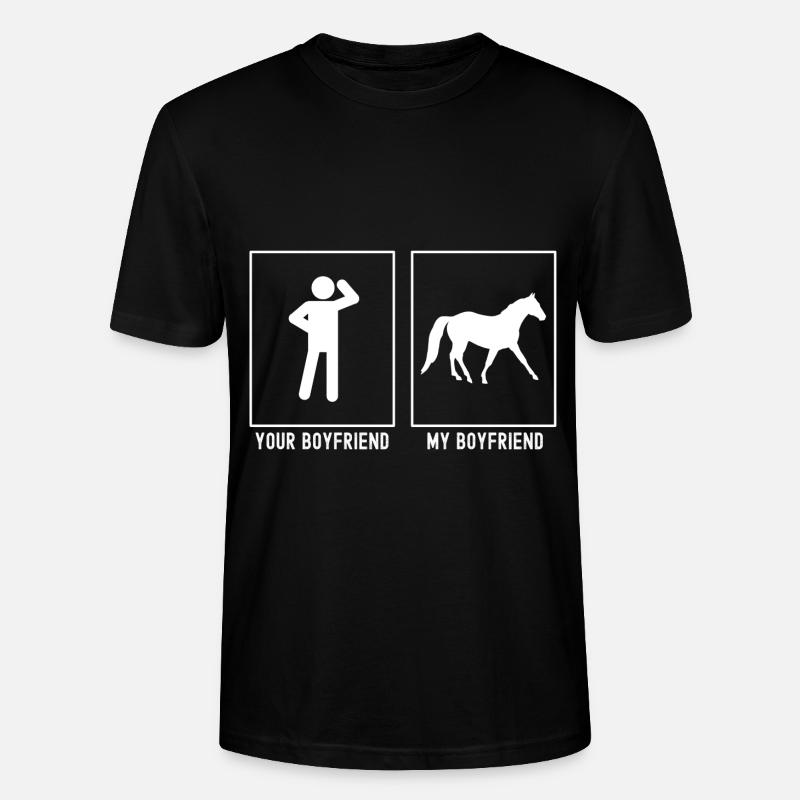 Votre ami - Mon ami - Cheval - T-shirt bio CRAFTER Stanley Stella Unisexe - noir