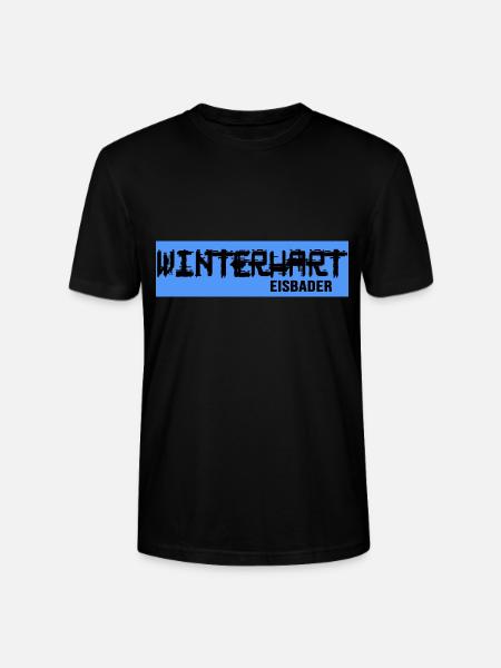Winterschwimmer crazy eisbath Eisbaden - Stanley/Stella Unisex Bio-T-Shirt CRAFTER - Schwarz