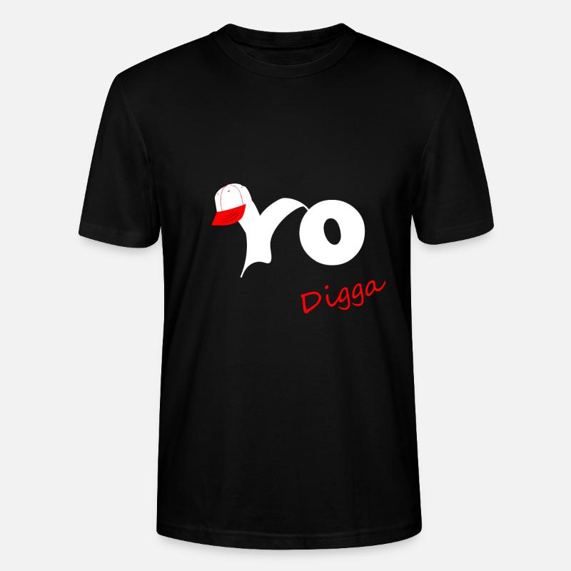 Yo Digga - Stanley/Stella Unisex Bio-T-Shirt CRAFTER - Schwarz