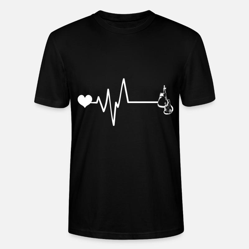 Boxen Boxhandschuhe Puls Liebe - Stanley/Stella Unisex Bio-T-Shirt CRAFTER - Schwarz