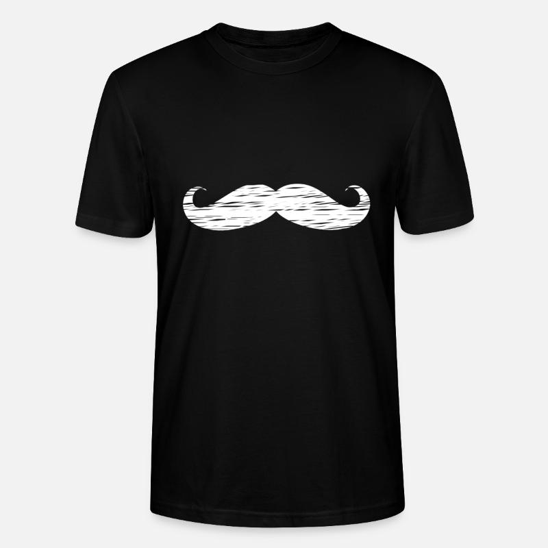 Schnurrbart - Stanley/Stella Unisex Bio-T-Shirt CRAFTER - Schwarz