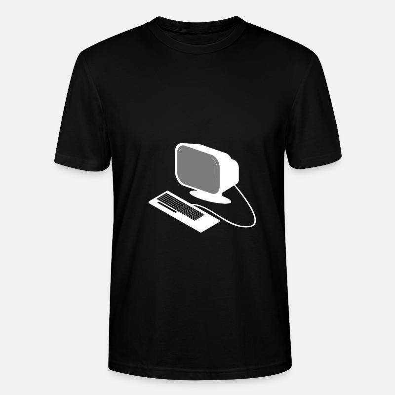Computer - Stanley/Stella Unisex Bio-T-Shirt CRAFTER - Schwarz