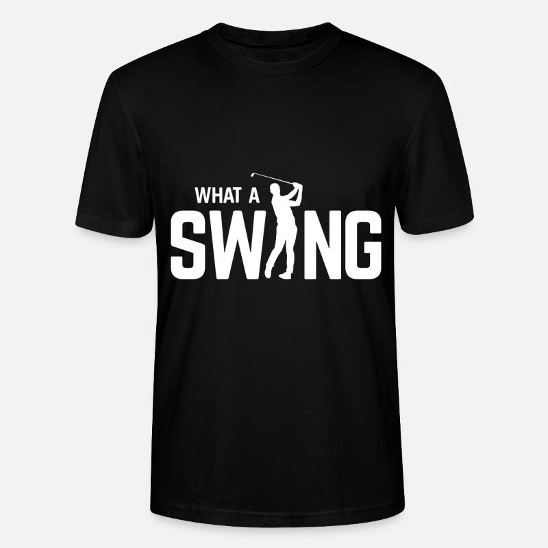 Golfplatz zum Golfen Golf - Stanley/Stella Unisex Bio-T-Shirt CRAFTER - Schwarz