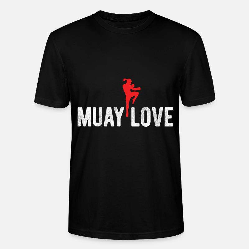 Thaiboxen Muay Thai - Stanley/Stella Unisex Bio-T-Shirt CRAFTER - Schwarz