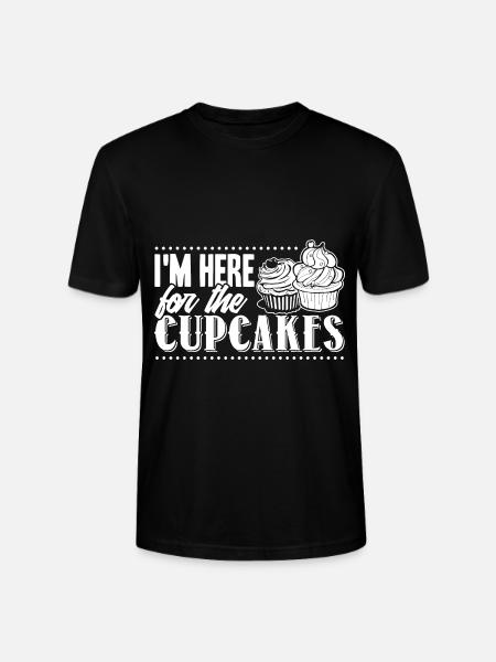 Baker Baker Loves Cupcakes - Stanley/Stella CRAFTER Unisex Organic T-Shirt - black