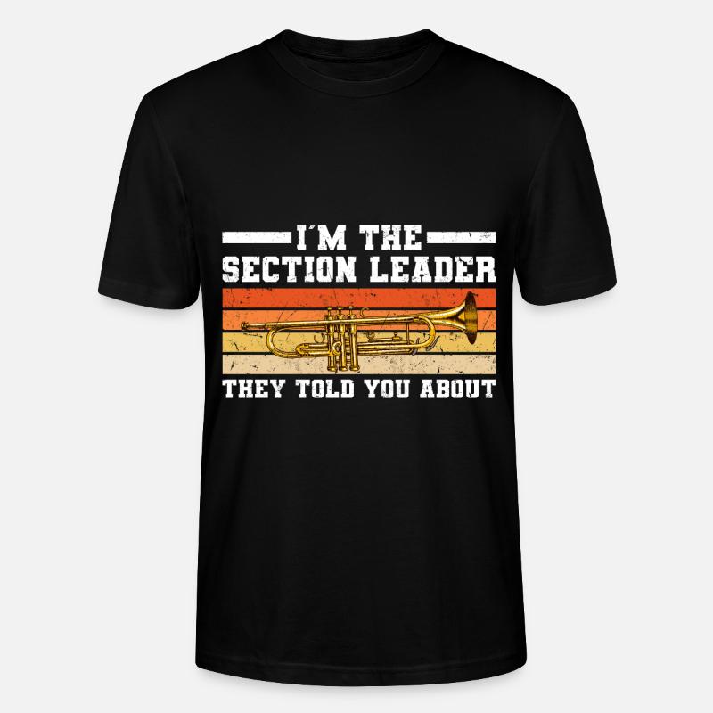 Stabführer Marschkapelle | Band Blasmusik Geschenk - Stanley/Stella Unisex Bio-T-Shirt CRAFTER - Schwarz