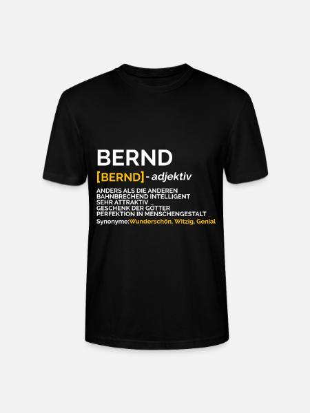 Bernd - Stanley/Stella Unisex Bio-T-Shirt CRAFTER - Schwarz