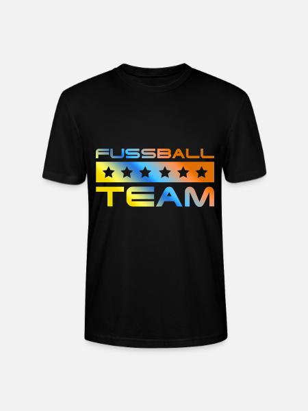 Fussball Crew Bunt - Stanley/Stella Unisex Bio-T-Shirt CRAFTER - Schwarz
