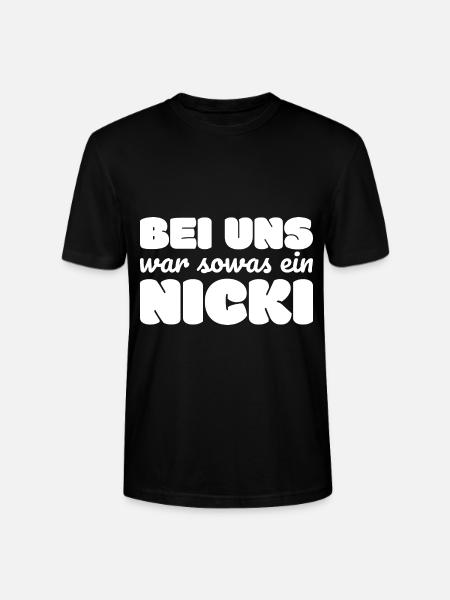 DDR Nicki Spruch Geschenk - Stanley/Stella Unisex Bio-T-Shirt CRAFTER - Schwarz
