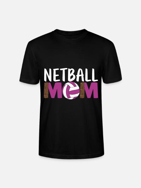 Love Netball Netball Player Gift - Stanley/Stella CRAFTER Unisex Organic T-Shirt - black