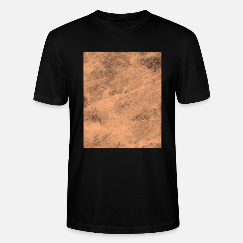 Struktur Braune Form - Stanley/Stella Unisex Bio-T-Shirt CRAFTER - Schwarz