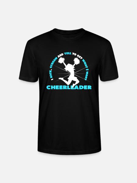 Cheerleader - Stanley/Stella Unisex Bio-T-Shirt CRAFTER - Schwarz