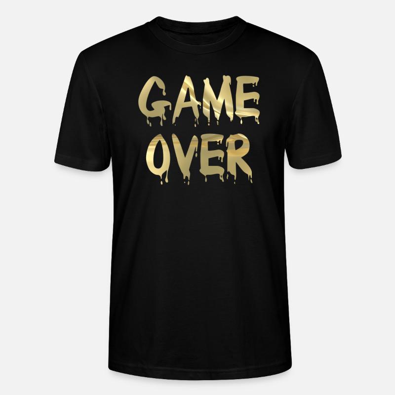 Game Over - Stanley/Stella Unisex Bio-T-Shirt CRAFTER - Schwarz