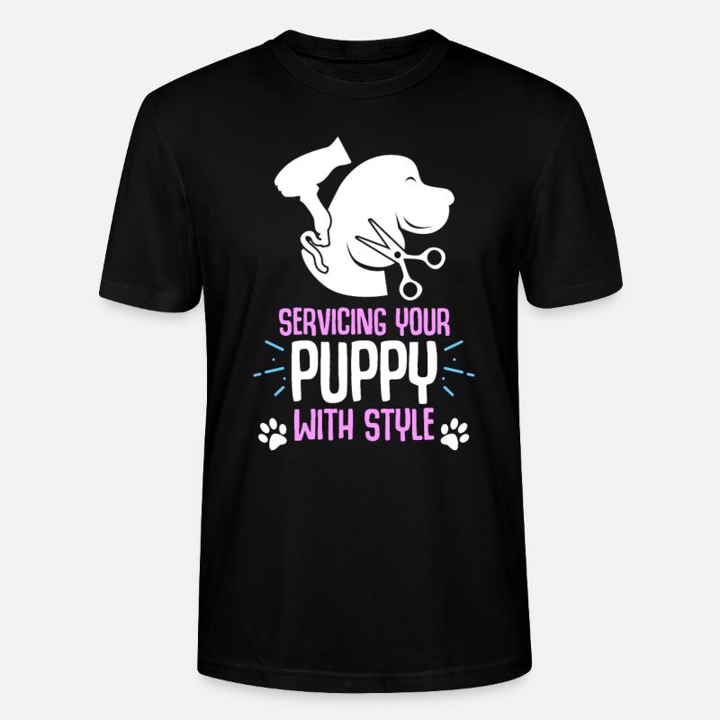 Coiffeurs pour chiens - T-shirt bio CRAFTER Stanley Stella Unisexe - noir