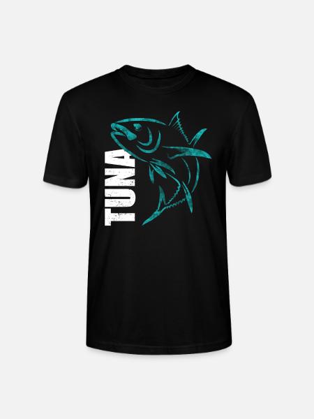 Thon pêche - T-shirt bio CRAFTER Stanley Stella Unisexe - noir