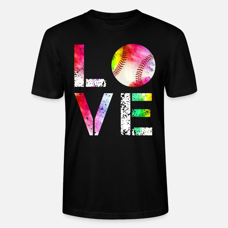 Baseball Baseballfan Geschenkidee - Stanley/Stella Unisex Bio-T-Shirt CRAFTER - Schwarz