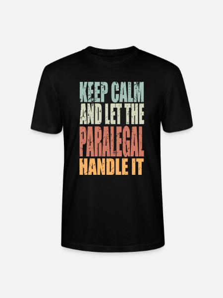 Keep Calm Paralegal Verdict - Stanley/Stella CRAFTER Unisex Organic T-Shirt - black