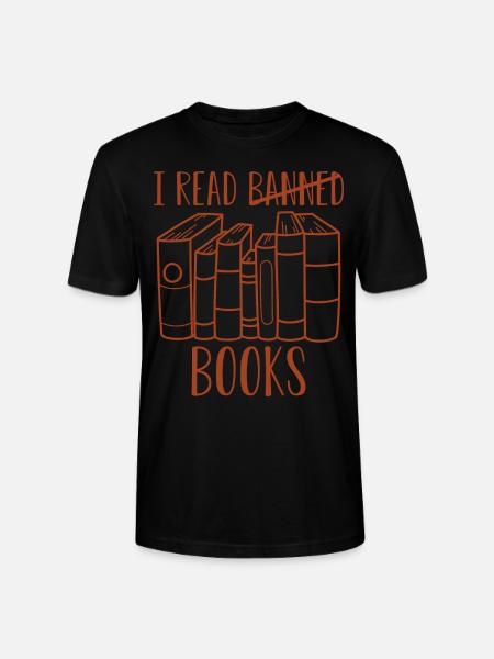 I Read Banned Books 37 - Stanley/Stella CRAFTER Unisex Organic T-Shirt - black