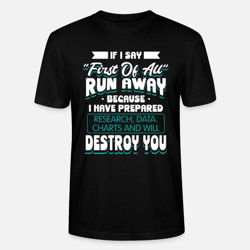 Rede Und Debatte Debattierer - Stanley/Stella Unisex Bio-T-Shirt CRAFTER - Schwarz
