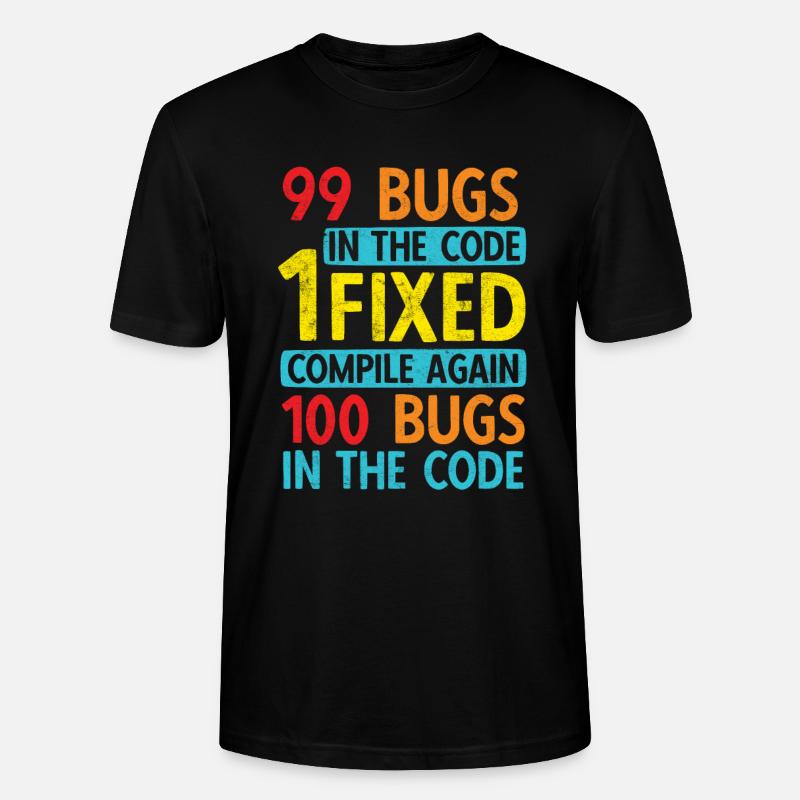Software Ingenieur Informatiker Programmierer - Stanley/Stella Unisex Bio-T-Shirt CRAFTER - Schwarz