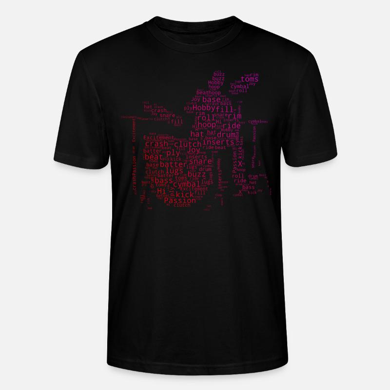 Drummer Drum Kit Drumming - T-shirt bio CRAFTER Stanley Stella Unisexe - noir