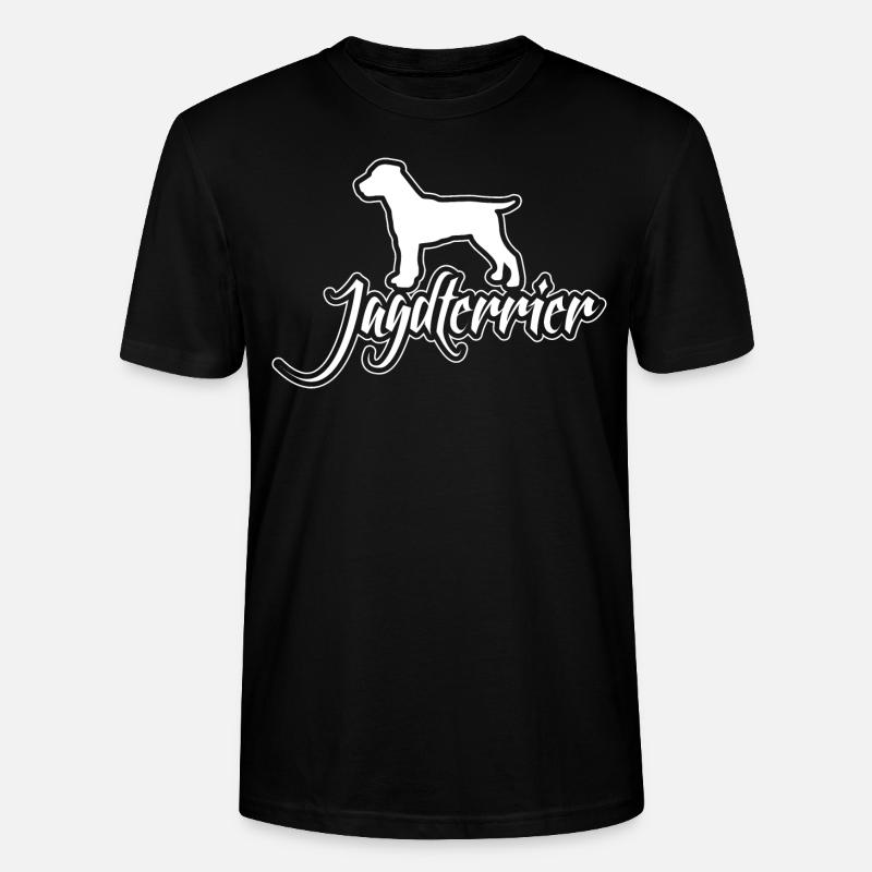 JAGDTERRIER Hunderasse Jagdhunde Jäger Wilsigns - Stanley/Stella Unisex Bio-T-Shirt CRAFTER - Schwarz