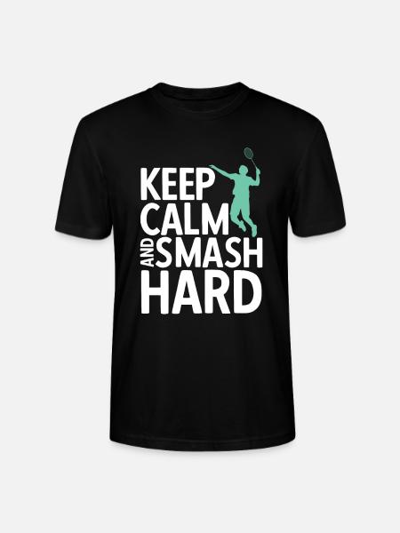 Badminton - Stanley/Stella Unisex Bio-T-Shirt CRAFTER - Schwarz